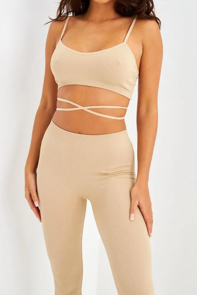 Women Ensemble 2 Pices Brassire Legging De Sport Beige Beige Brentiny Paris Sets With Top Bottoms Women Ensemble 2 Pices Brassire Legging De Sport Beige Beige Brentiny Paris Sets With Top Bottoms