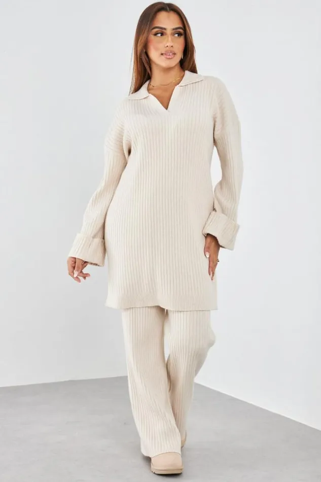 Women Ensemble 2 Pices Pull Pantalon Ctel Beige Beige Brentiny Paris Sweaters and Sweatshirts Women Ensemble 2 Pices Pull Pantalon Ctel Beige Beige Brentiny Paris Sweaters and Sweatshirts