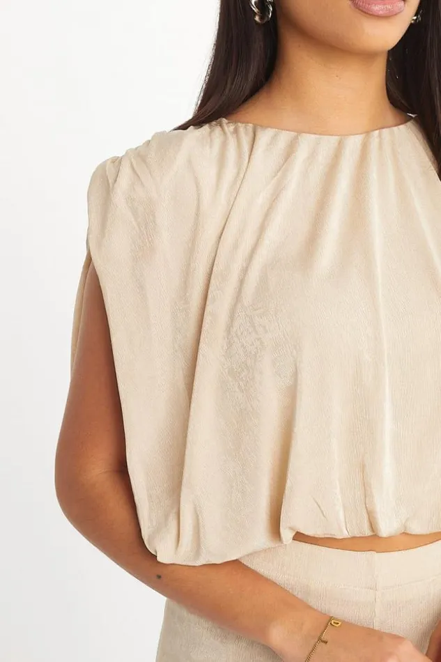 Women Ensemble 2 Pices Top Pantalon Beige Beige Brentiny Paris Sets With Top Bottoms Women Ensemble 2 Pices Top Pantalon Beige Beige Brentiny Paris Sets With Top Bottoms