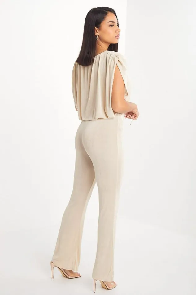 Women Ensemble 2 Pices Top Pantalon Beige Beige Brentiny Paris Sets With Top Bottoms Women Ensemble 2 Pices Top Pantalon Beige Beige Brentiny Paris Sets With Top Bottoms