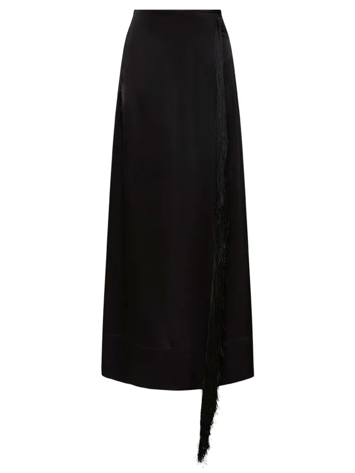Women Esse Studios 8211 Mono Split Column Skirt In Black The UNDONE Skirts