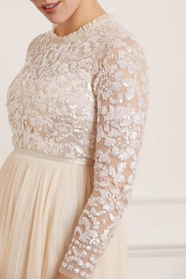 Women Exclusives Needle and Thread Tempest Bodice Ballerina Dress Champagne