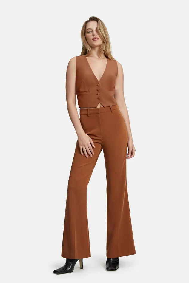 Women Fashion Tops Bardot Callista Vest In Chestnut Chestnut Women Fashion Tops Bardot Callista Vest In Chestnut Chestnut
