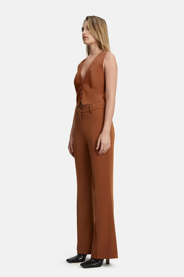 Women Fashion Tops Bardot Callista Vest In Chestnut Chestnut Women Fashion Tops Bardot Callista Vest In Chestnut Chestnut