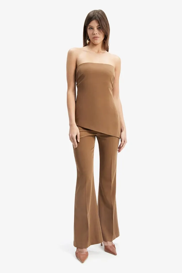 Women Fashion Tops Bardot Cosmos Strapless Top In Chocolate Chocolate Women Fashion Tops Bardot Cosmos Strapless Top In Chocolate Chocolate
