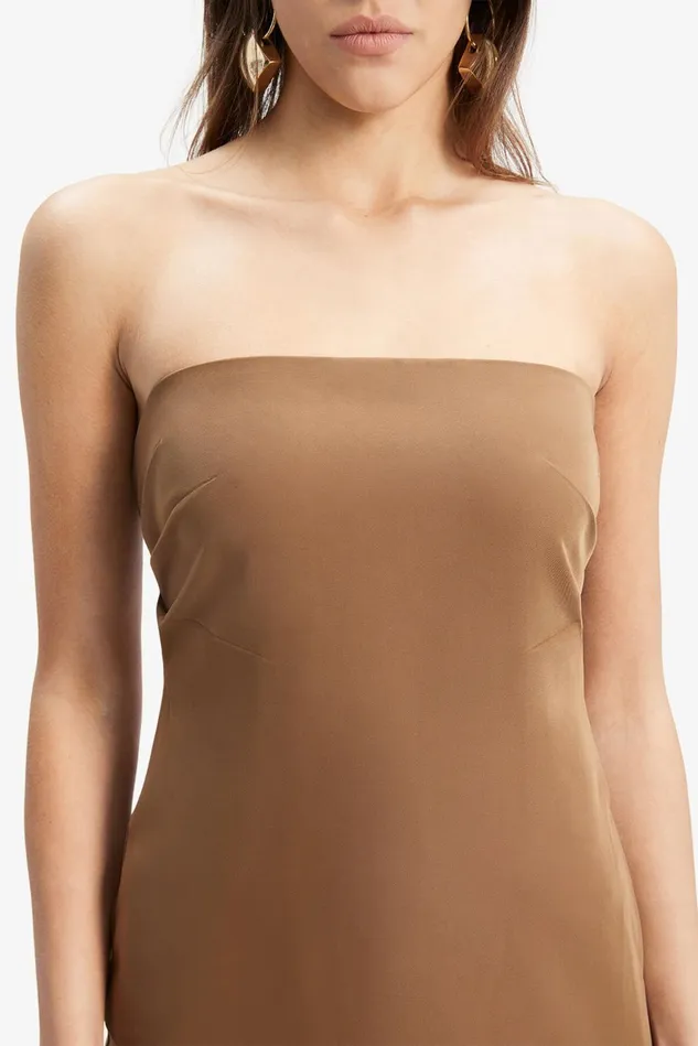 Women Fashion Tops Bardot Cosmos Strapless Top In Chocolate Chocolate Women Fashion Tops Bardot Cosmos Strapless Top In Chocolate Chocolate