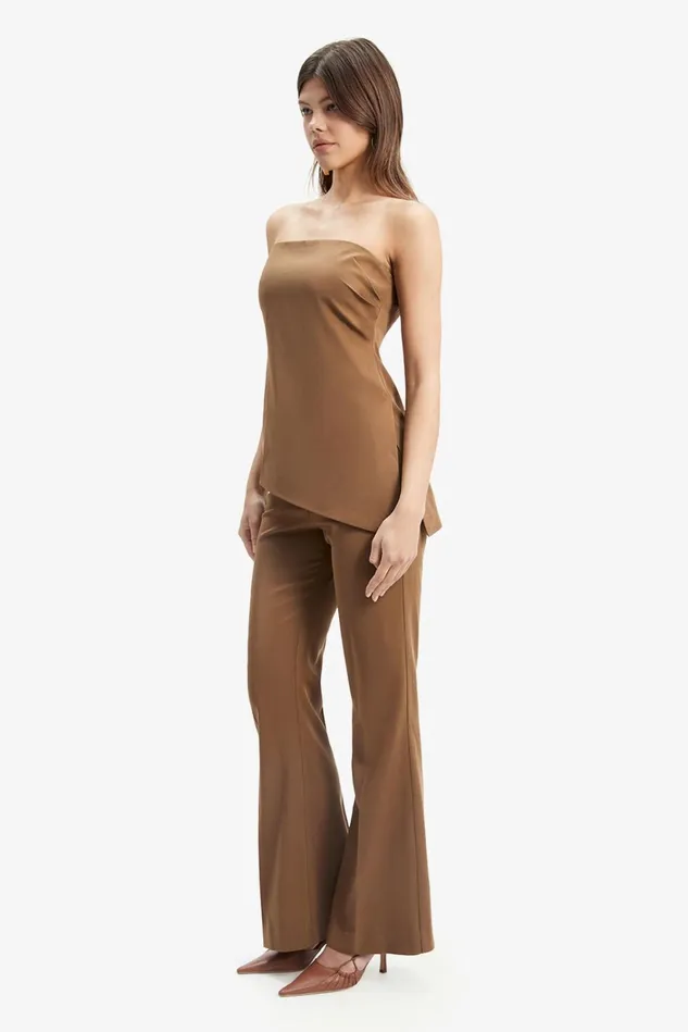Women Fashion Tops Bardot Cosmos Strapless Top In Chocolate Chocolate Women Fashion Tops Bardot Cosmos Strapless Top In Chocolate Chocolate