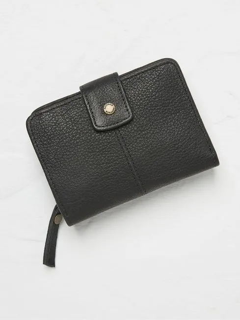Women Fatface Bags and Wallets Etta Black Zip Purse