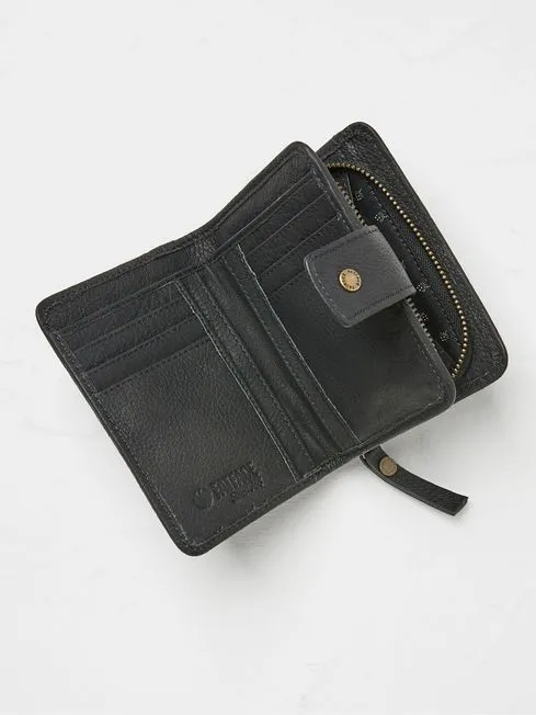 Women Fatface Bags and Wallets Etta Black Zip Purse
