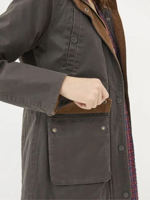 Women Fatface Coats and Jackets Brown Sussex Heritage Coat Women Fatface Coats and Jackets Brown Sussex Heritage Coat