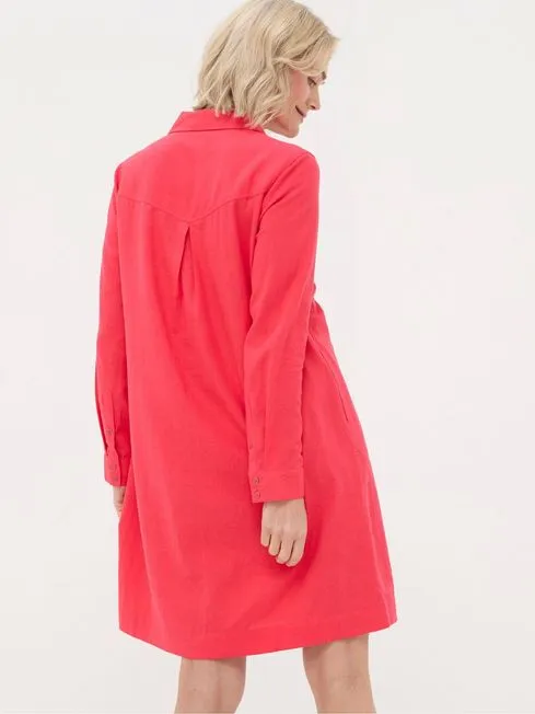 Women Fatface Dresses Mina Red Linen Blend Tunic Dress Women Fatface Dresses Mina Red Linen Blend Tunic Dress