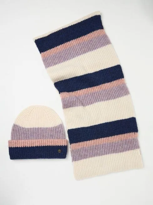Women Fatface Hats Multi Colourblock Hat And Scarf Gift Set Women Fatface Hats Multi Colourblock Hat And Scarf Gift Set