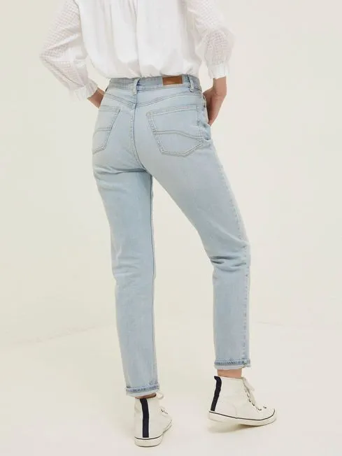 Women Fatface Jeans Blue Chesham Girlfriend Jeans Women Fatface Jeans Blue Chesham Girlfriend Jeans
