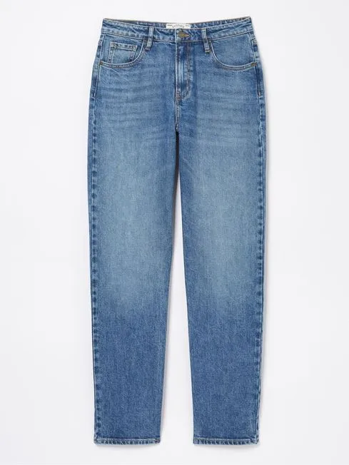 Women Fatface Jeans Blue Denim Boyfriend Chesham Girlfriend Jeans