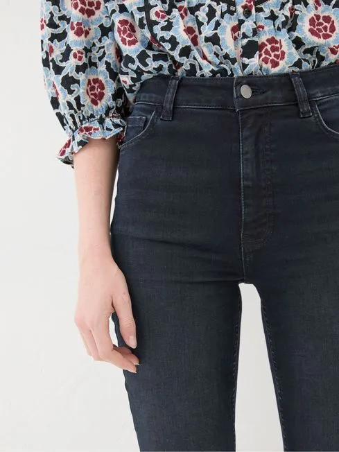 Women Fatface Jeans Harlow Denim Dark Blue Highwaist Skinny Jeans Women Fatface Jeans Harlow Denim Dark Blue Highwaist Skinny Jeans