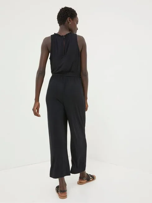 Women Fatface Jumpsuits and Playsuits Black Haylie Jersey Jumpsuit Women Fatface Jumpsuits and Playsuits Black Haylie Jersey Jumpsuit