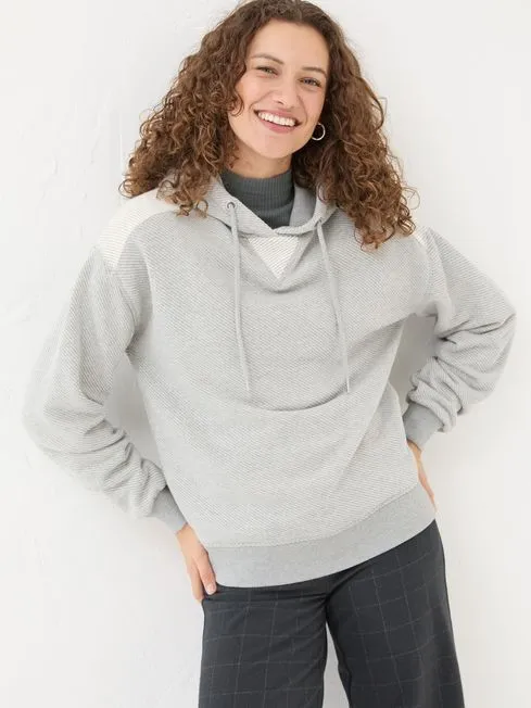 Women Fatface Loungewear Tori Grey Lounge Hoodie Women Fatface Loungewear Tori Grey Lounge Hoodie