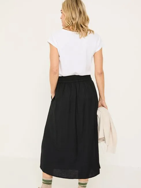 Women Fatface Skirts Black Juni Midi Skirt Women Fatface Skirts Black Juni Midi Skirt