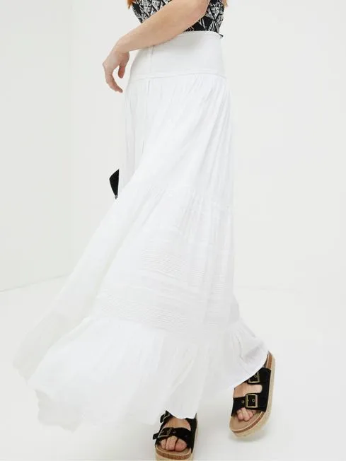 Women Fatface Skirts Rhea Natural Beach Maxi Skirt