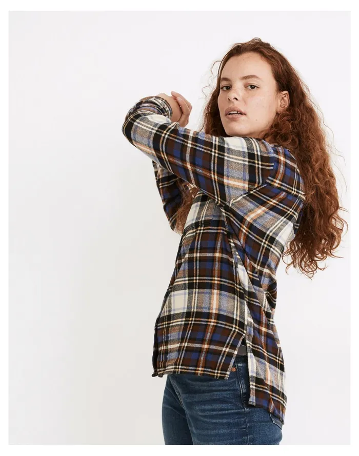 Women Flannel Oversized Ex Boyfriend Shirt In Fuller Plaid Blue Tartan Plaid Madewell Tops and Shirts Women Flannel Oversized Ex Boyfriend Shirt In Fuller Plaid Blue Tartan Plaid Madewell Tops and Shirts