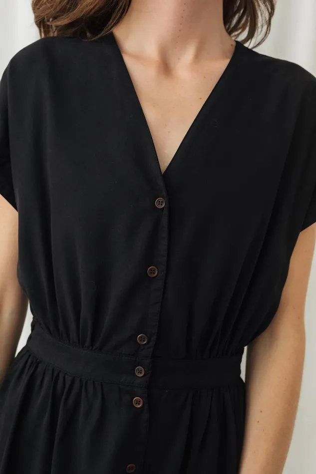 Women Folegandros 8211 Black TWOTHIRDS Dresses