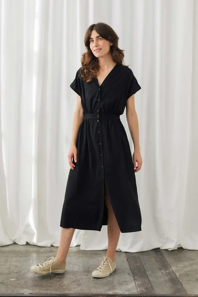 Women Folegandros 8211 Black TWOTHIRDS Dresses