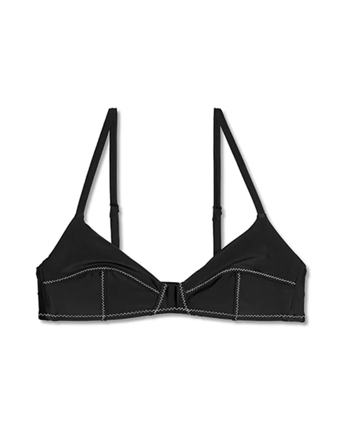 Women Galamaar SIMONE RETRO TOP Black Multi Madewell Swim Women Galamaar SIMONE RETRO TOP Black Multi Madewell Swim