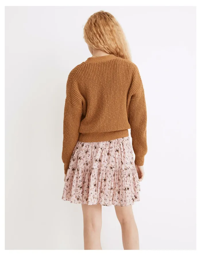 Women Greywood Crop Cardigan Sweater Toffee Madewell Sweaters Women Greywood Crop Cardigan Sweater Toffee Madewell Sweaters