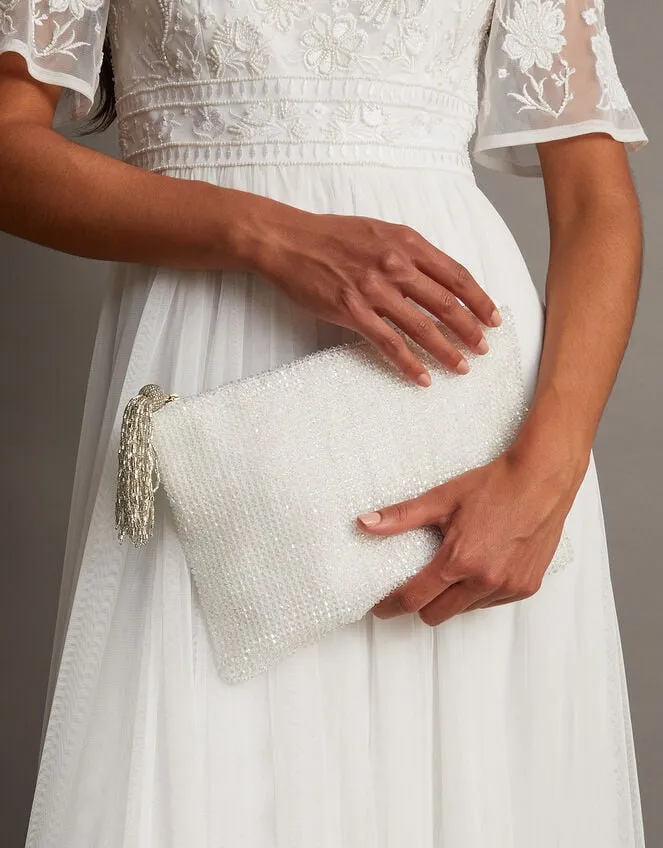 Women HandBeaded Zip Pouch Monsoon Bags and Purses