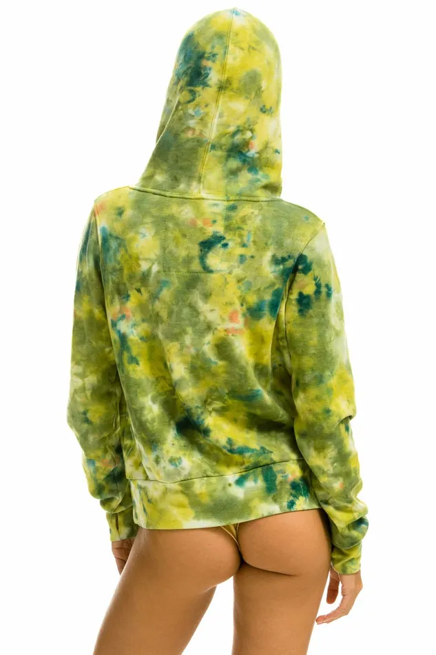 Women HAND DYED NINJA PULLOVER HOODIE 8211 TIE DYE GREEN YELLOW Aviator Nation Hoodies Women HAND DYED NINJA PULLOVER HOODIE 8211 TIE DYE GREEN YELLOW Aviator Nation Hoodies