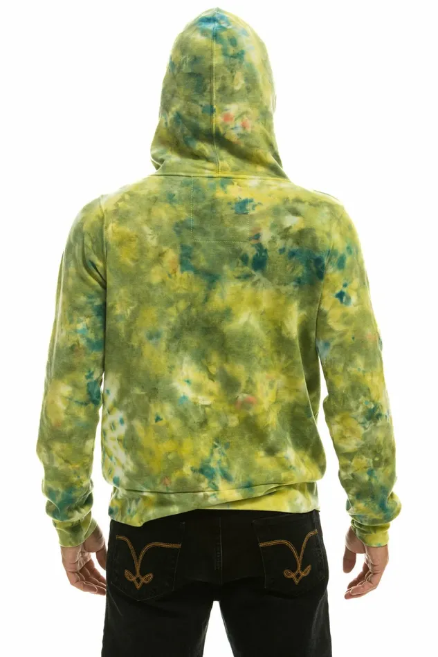 Women HAND DYED NINJA PULLOVER HOODIE 8211 TIE DYE GREEN YELLOW Aviator Nation Hoodies Women HAND DYED NINJA PULLOVER HOODIE 8211 TIE DYE GREEN YELLOW Aviator Nation Hoodies