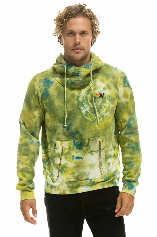 Women HAND DYED NINJA PULLOVER HOODIE 8211 TIE DYE GREEN YELLOW Aviator Nation Hoodies Women HAND DYED NINJA PULLOVER HOODIE 8211 TIE DYE GREEN YELLOW Aviator Nation Hoodies