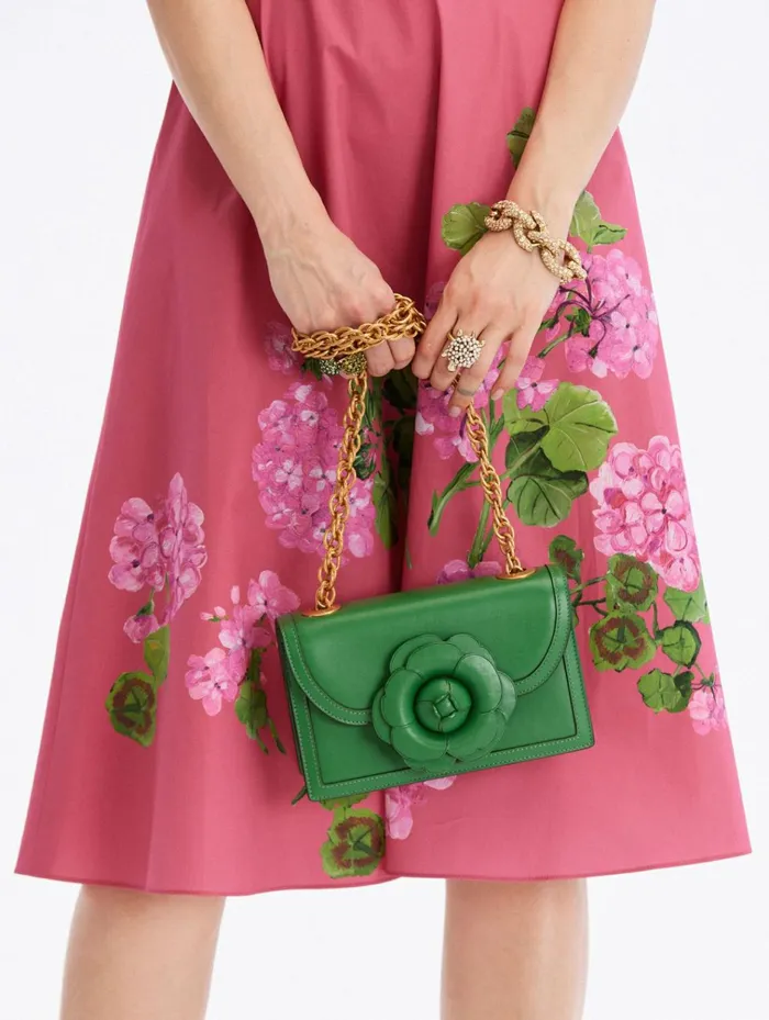 Women Handbags Oscar De La Renta Green TRO Bag Green Women Handbags Oscar De La Renta Green TRO Bag Green