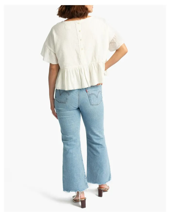 Women HarperSage Hideaway Blouse Ivory White Madewell Tops and Shirts Women HarperSage Hideaway Blouse Ivory White Madewell Tops and Shirts