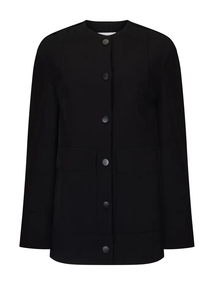 Women Harris Tapper 8211 Agatha Bomber In Black The UNDONE Jackets