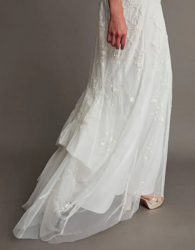 Women Holly Cowl Neck Bridal Dress Ivory Monsoon Dresses
