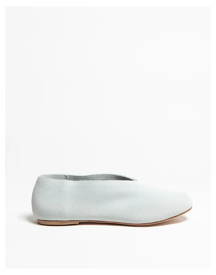 Women HUMA BLANCO Suede Rina Slipper Flats Light Blue Madewell Flats Women HUMA BLANCO Suede Rina Slipper Flats Light Blue Madewell Flats