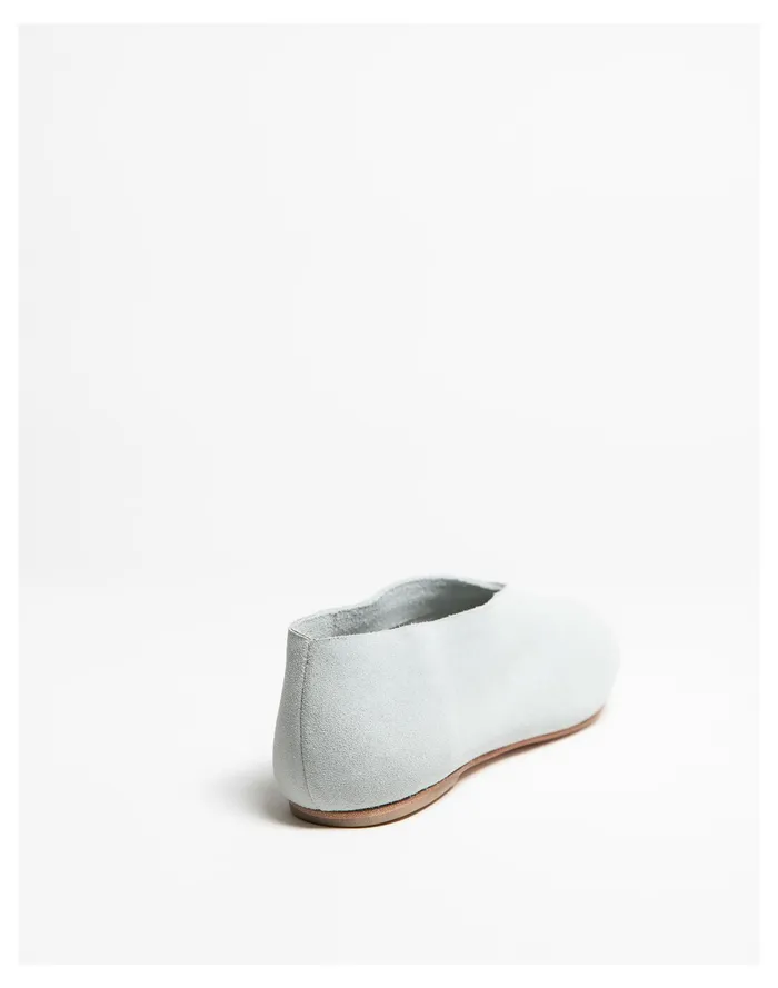 Women HUMA BLANCO Suede Rina Slipper Flats Light Blue Madewell Flats Women HUMA BLANCO Suede Rina Slipper Flats Light Blue Madewell Flats