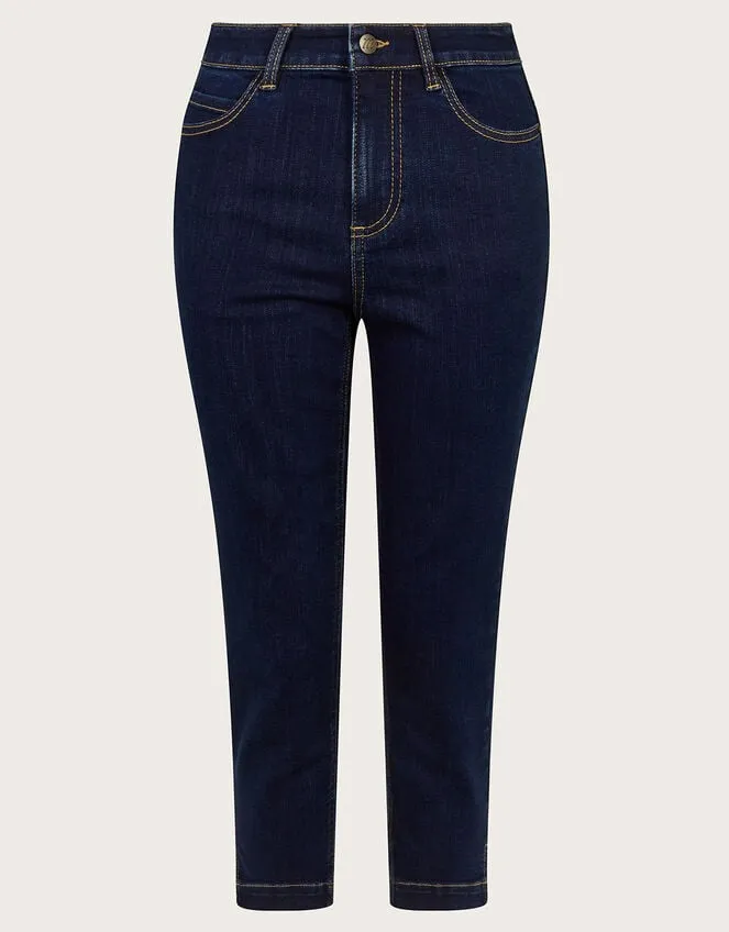 Women Idabella Crop Jeans Blue Monsoon Denim