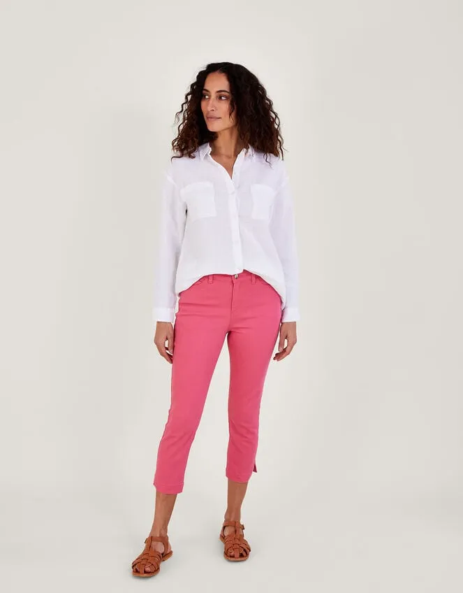 Women Idabella Crop Skinny Jeans With Sustainable Cotton Pink Monsoon Trousers and Jeans