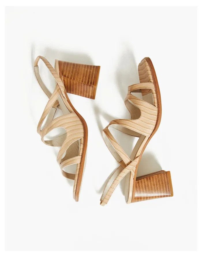 Women INTENTIONALLY BLANK If Sandals In Ojai Oatmeal Madewell Heels