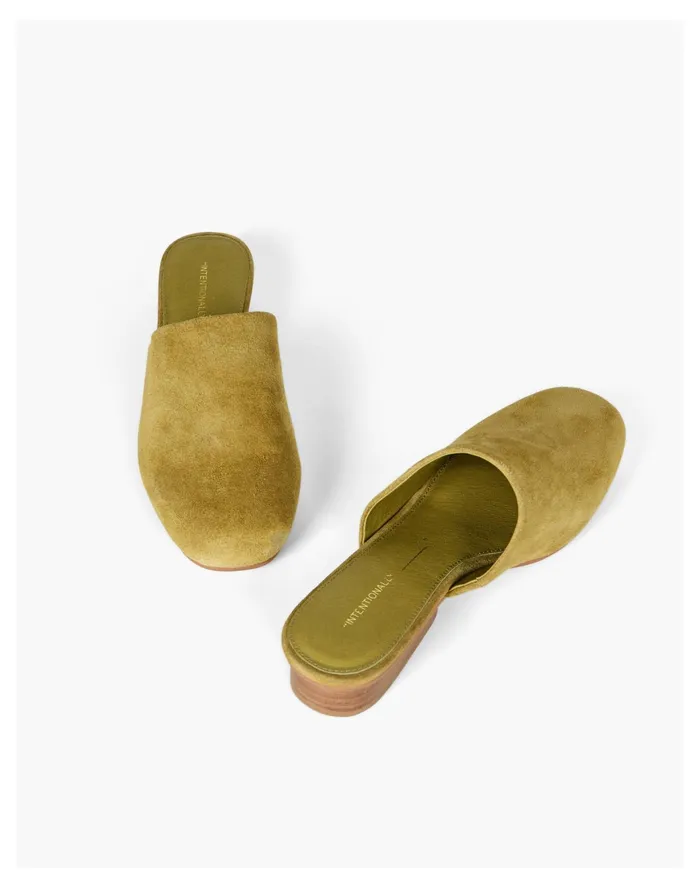 Women Intentionally Blank TOUCH Slip On Mustard Madewell Flats Women Intentionally Blank TOUCH Slip On Mustard Madewell Flats