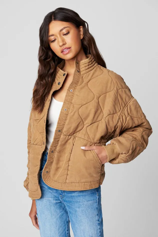 Women Jackets Blank Nyc Chai Tea Jacket Women Jackets Blank Nyc Chai Tea Jacket