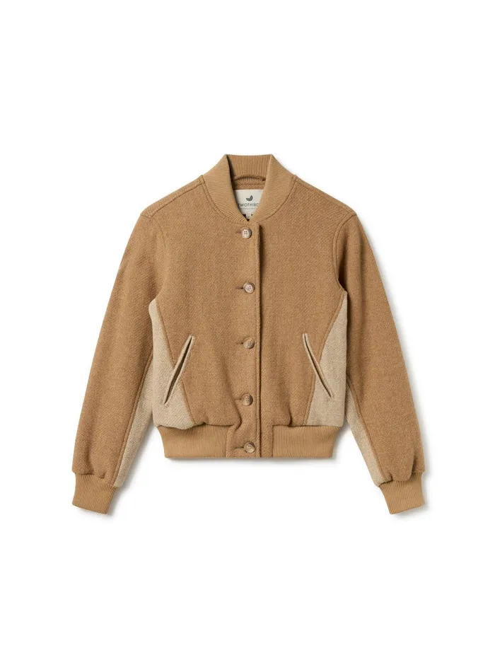 Women Jackets Women 8211 Coldita 8211 BeigeCamel TWOTHIRDS Jackets