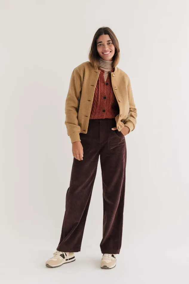 Women Jackets Women 8211 Coldita 8211 BeigeCamel TWOTHIRDS Jackets
