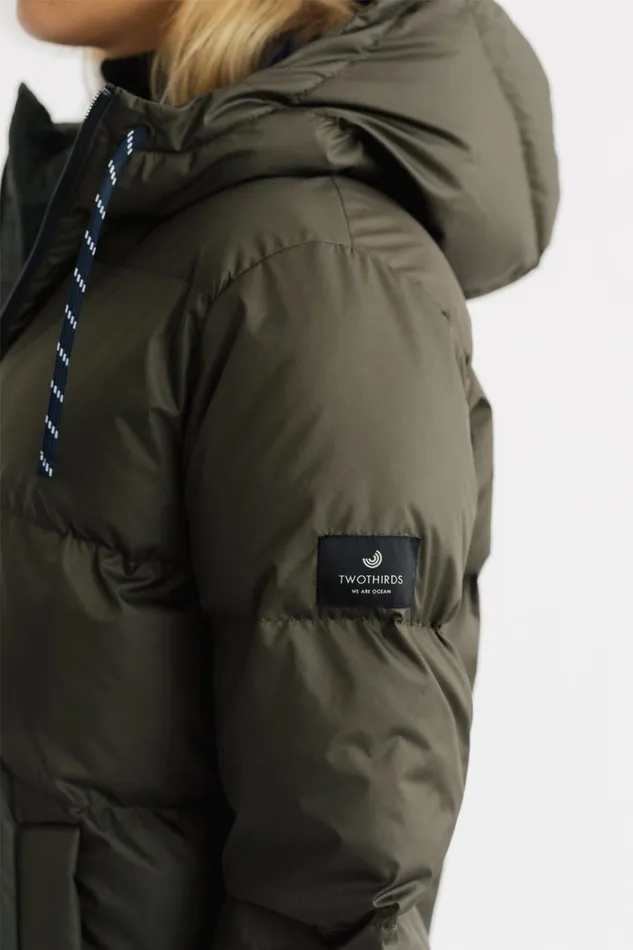 Women Jackets Women 8211 Malahide 8211 Khaki TWOTHIRDS Jackets