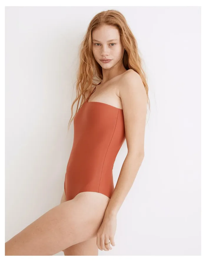 Women Jade Swim Evolve Single Shoulder One Piece Swimsuit Terracotta Madewell Swim Women Jade Swim Evolve Single Shoulder One Piece Swimsuit Terracotta Madewell Swim