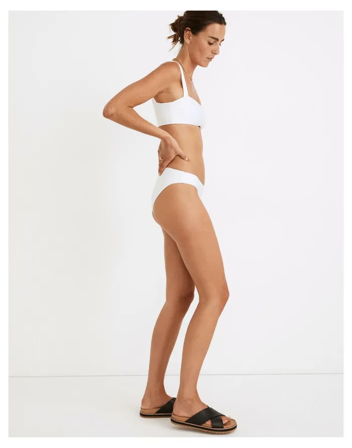 Women Jade Swim Lure Bikini Bottom White Madewell Swim Women Jade Swim Lure Bikini Bottom White Madewell Swim