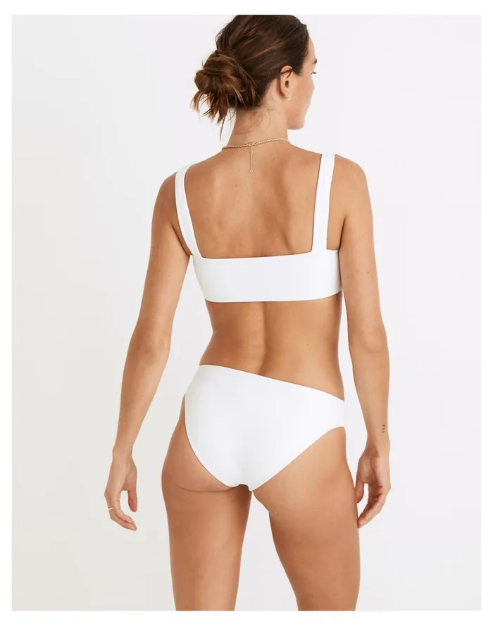 Women Jade Swim Lure Bikini Bottom White Madewell Swim Women Jade Swim Lure Bikini Bottom White Madewell Swim