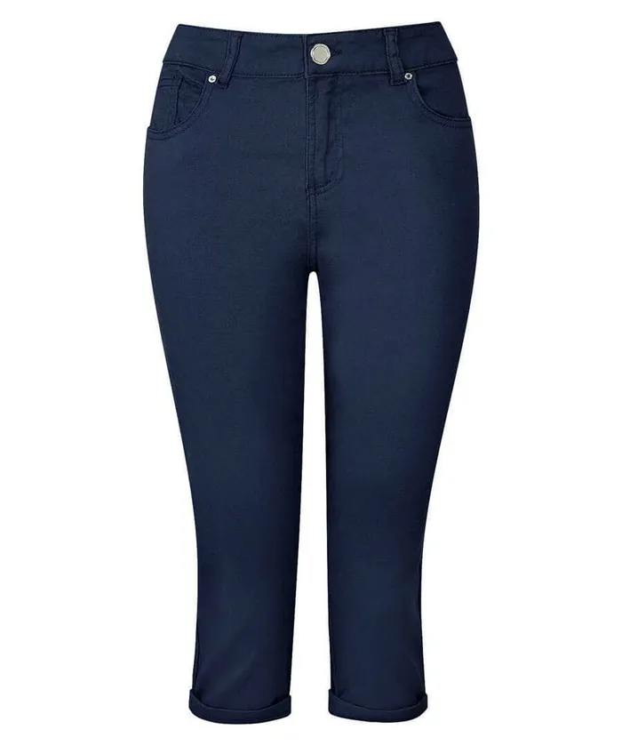 Women Joe Browns Capri Pants Bluewhite Women Joe Browns Capri Pants Bluewhite